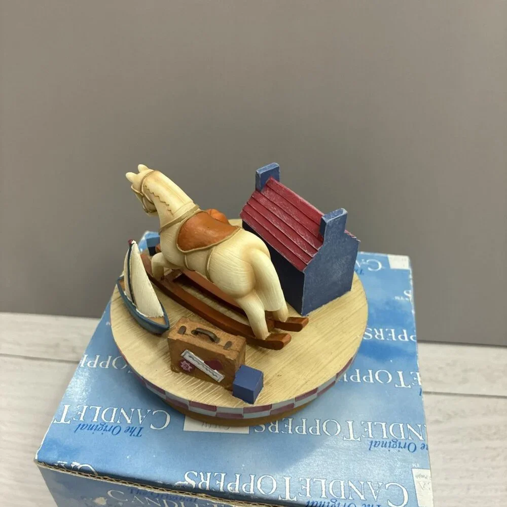 Our America Gift Antique Toys Candle Topper Vintage 2002 Americana Decor